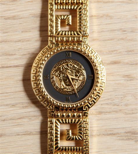 antique versace white gold women's watch|versace gold watch for men.